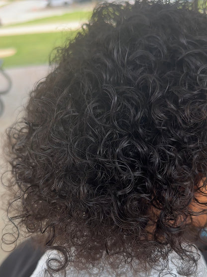 how to manage mixed curly hair 