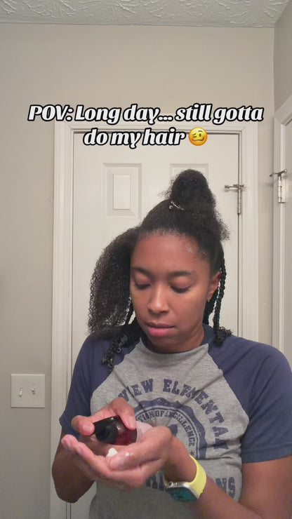Coconut Oil Leave-In Conditioner for Coily Hair